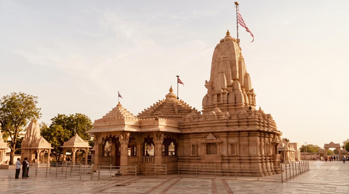 Ornate Sabha Mandapa Elevation - Kundan Shilp